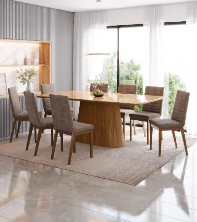 COMEDOR 8 SILLAS OLIVIA