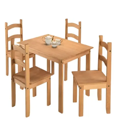 JUEGO DE COMEDOR MADERA
