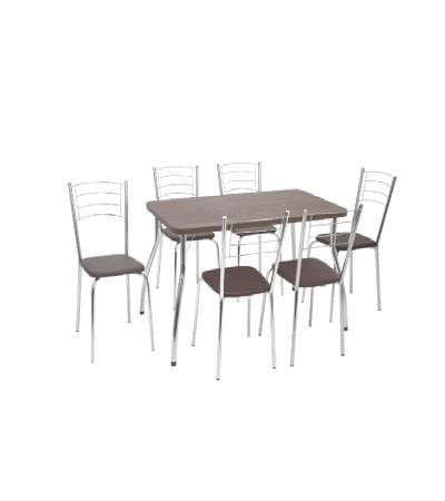 JUEGO DE COMEDOR RENATA 6 SILLAS