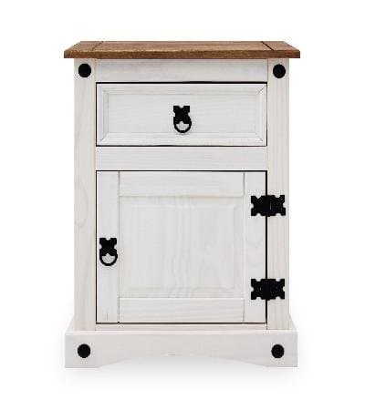 MESA DE LUZ MEXICANA BLANCA