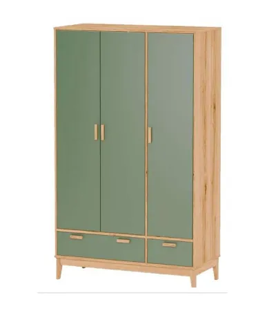ROPERO 3P MADERA MACIZA